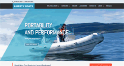 Desktop Screenshot of libertyboats.ca
