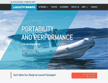 Tablet Screenshot of libertyboats.ca